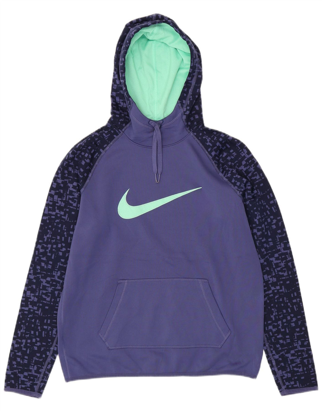 Pulover NIKE Dri Fit Graphic pentru femei UK 14 Medium Purple Geometric