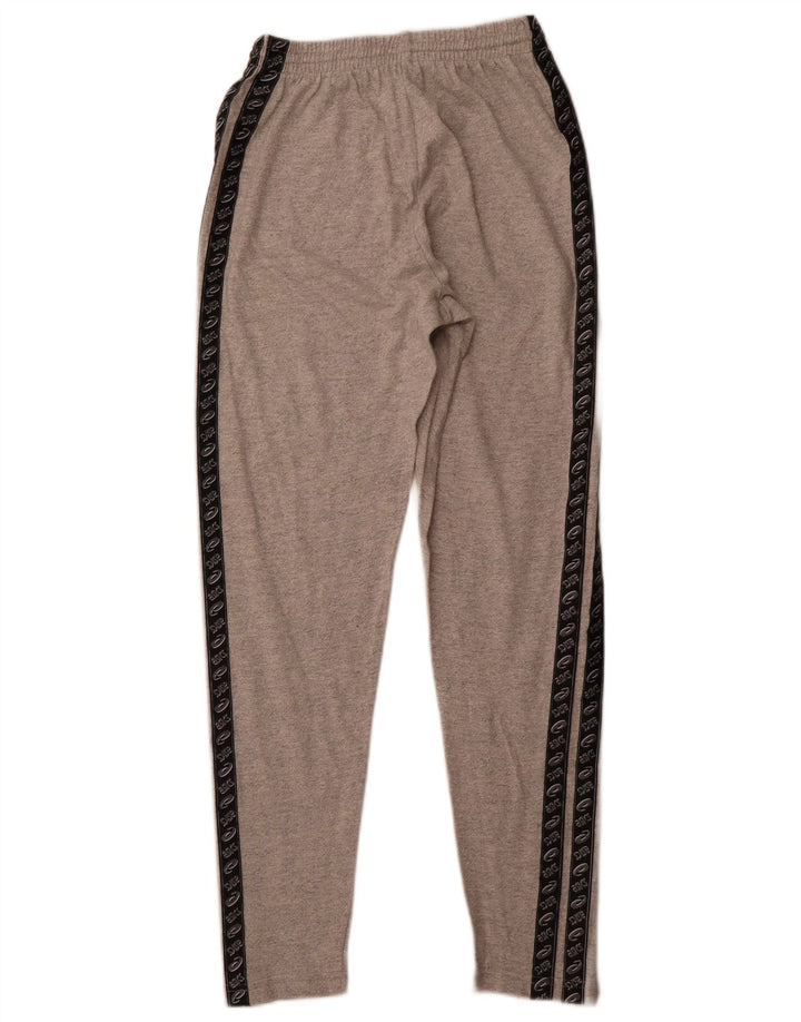 Pantaloni de trening grafic ASICS pentru femei UK 12 Medium Gri Colorblock