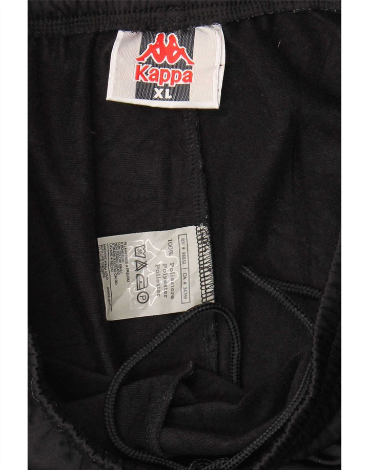 Pantaloni de trening pentru bărbați Kappa XL poliester negru