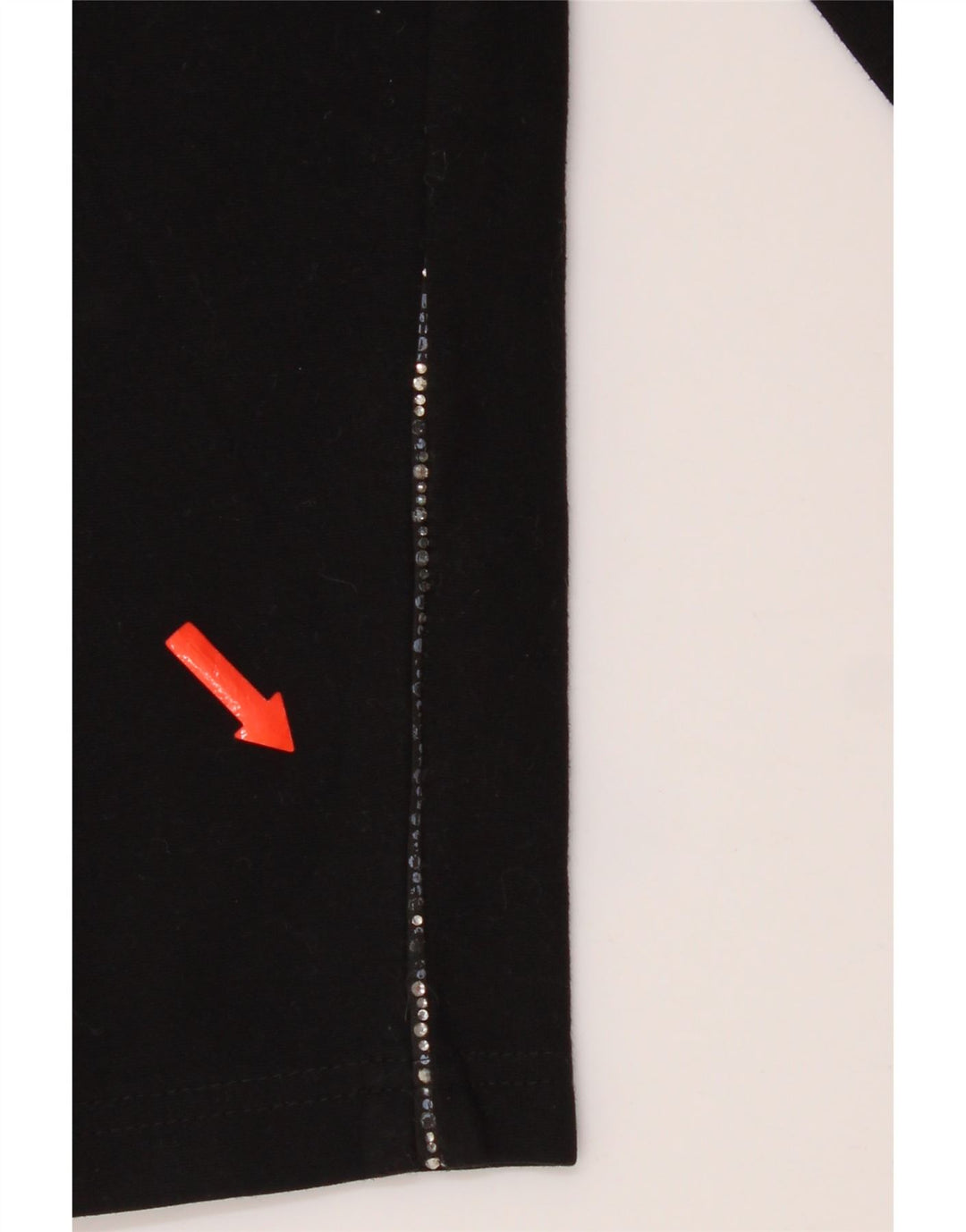 Leggings crop pentru femei Marks & Spencer UK 8 Small Black Viscose