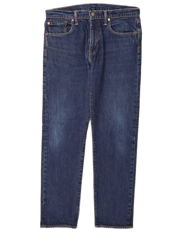 Blugi conici pentru bărbați Levi's 502 Slim W33 L32 Bumbac albastru