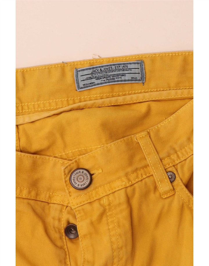 Pantaloni scurți casual pentru bărbați Jack & Jones W34 Large Yellow