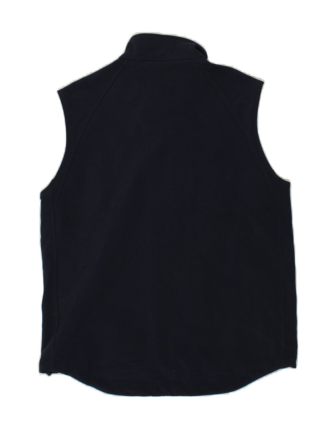 RUSSELL ATHLETIC Mens Sleeveless Tracksuit Top Jacket Medium Navy Blue Vintage Russell Athletic and Second-Hand Russell Athletic from Messina Hembry 