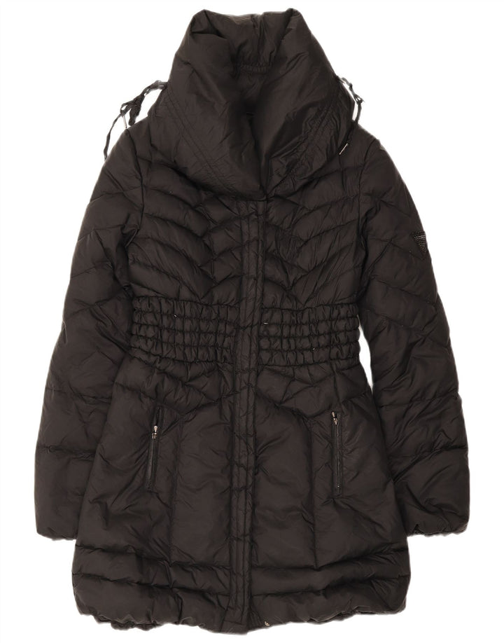 Palton căptușit pentru femei Guess UK 8, poliester negru mic