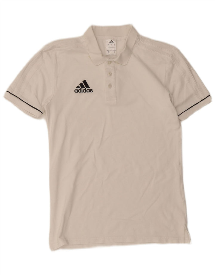 Tricou polo pentru bărbați Adidas Mic alb