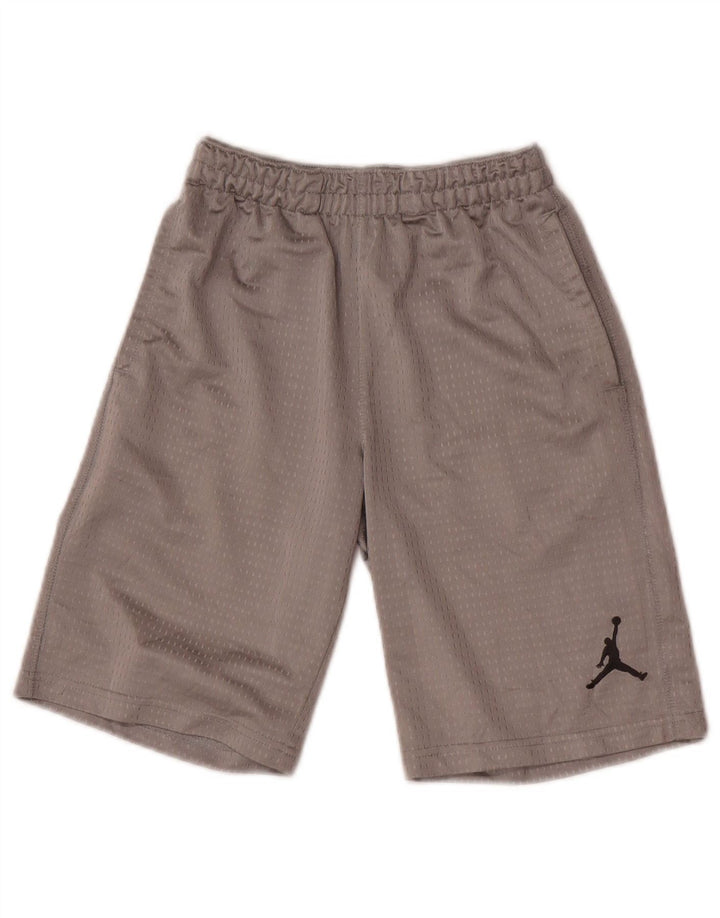 Pantaloni scurți sport Jordan pentru băieți 8-9 ani, mici, gri, poliester