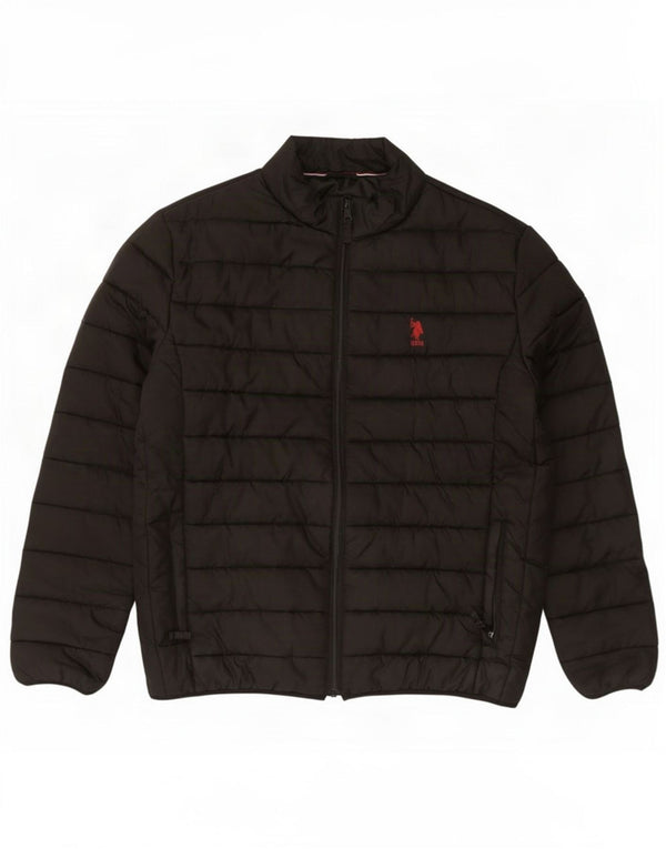 U.S. Polo Assn. Jachetă căptușită pentru bărbați UK 42 XL Nylon negru