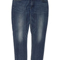 LEVI'S Womens 524 Super Low Slim Jeans W34 L32 Blue Cotton