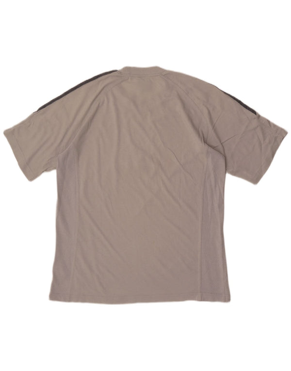 Tricou grafic Adidas pentru bărbați Top UK 40/42 Medium Gri Bumbac