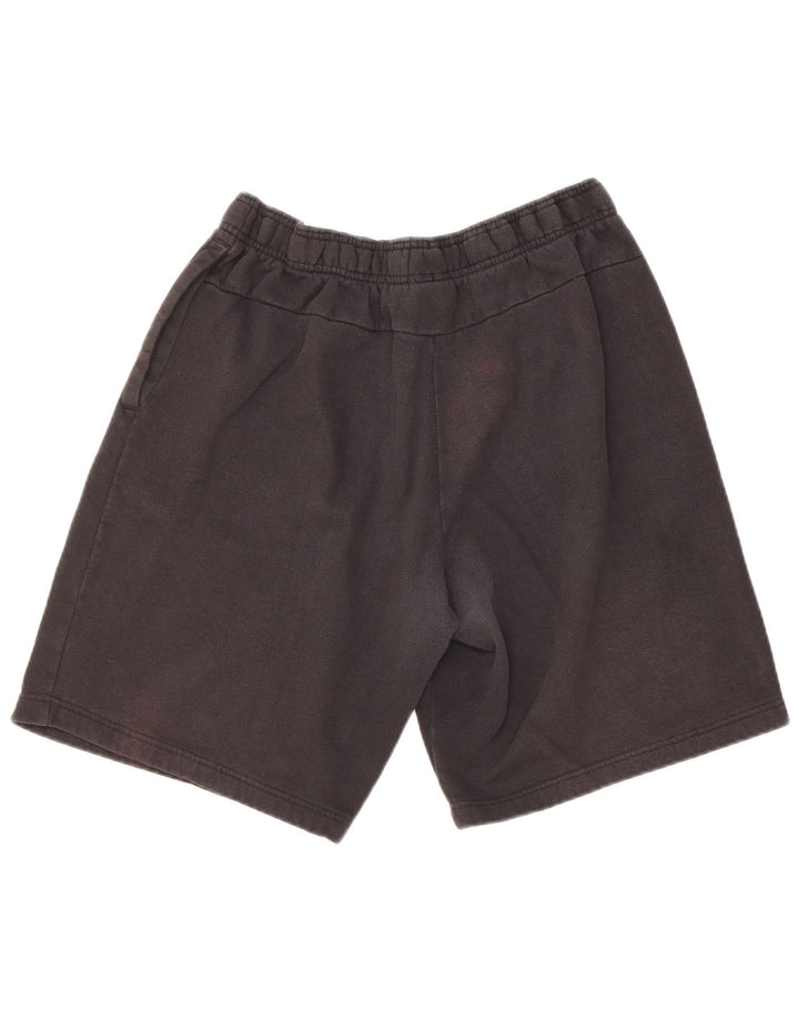 Pantaloni scurți sport grafic Adidas pentru bărbați, bumbac mediu negru