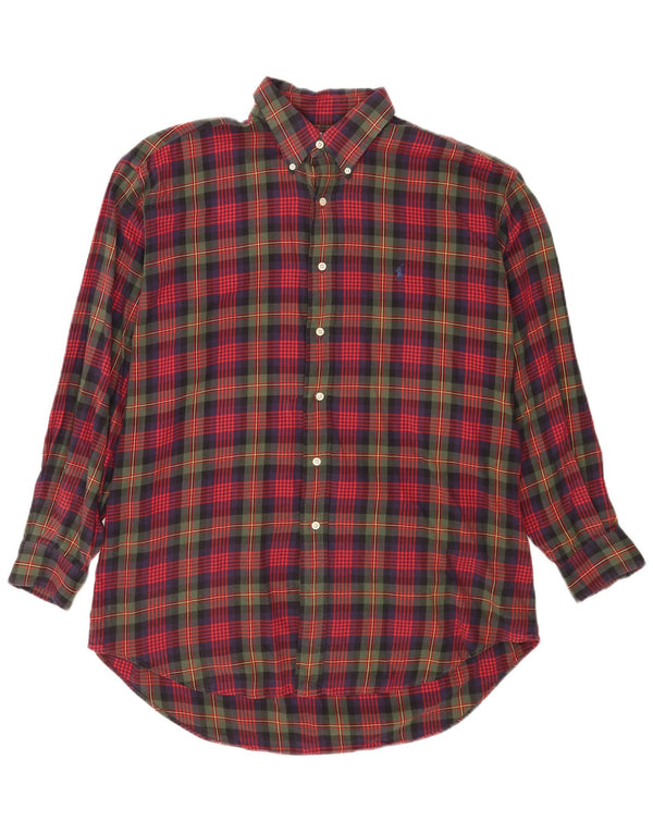Cămașă de flanel pentru bărbați Polo Ralph Lauren, mare, multicoloră