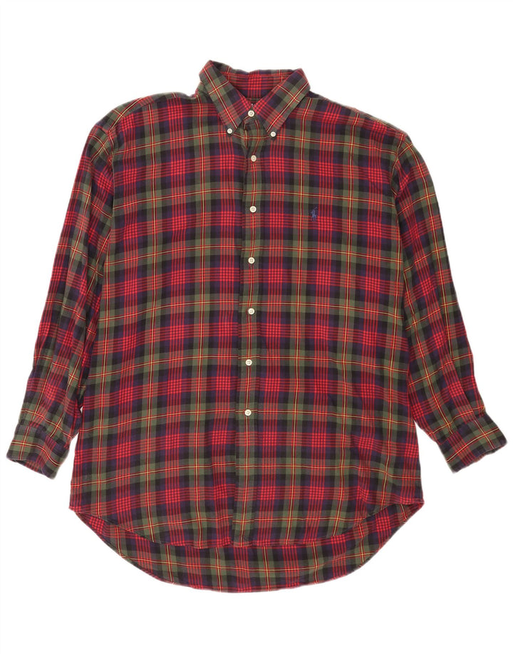 Cămașă de flanel pentru bărbați Polo Ralph Lauren, mare, multicoloră