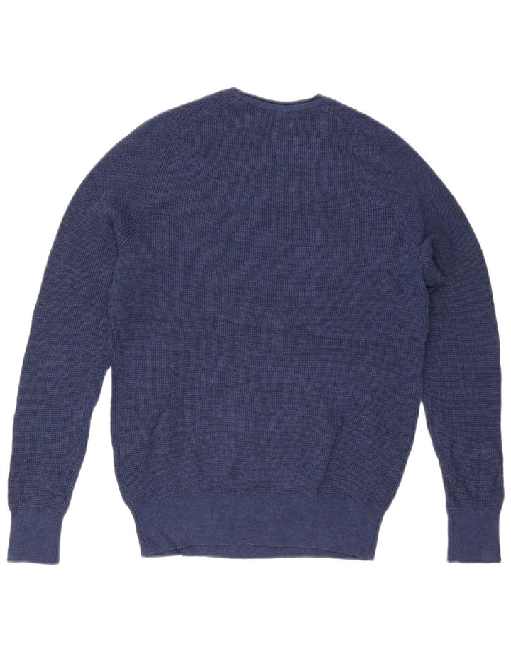Pulover Superdry pentru bărbați cu gât crew, XL, viscoză bleumarin
