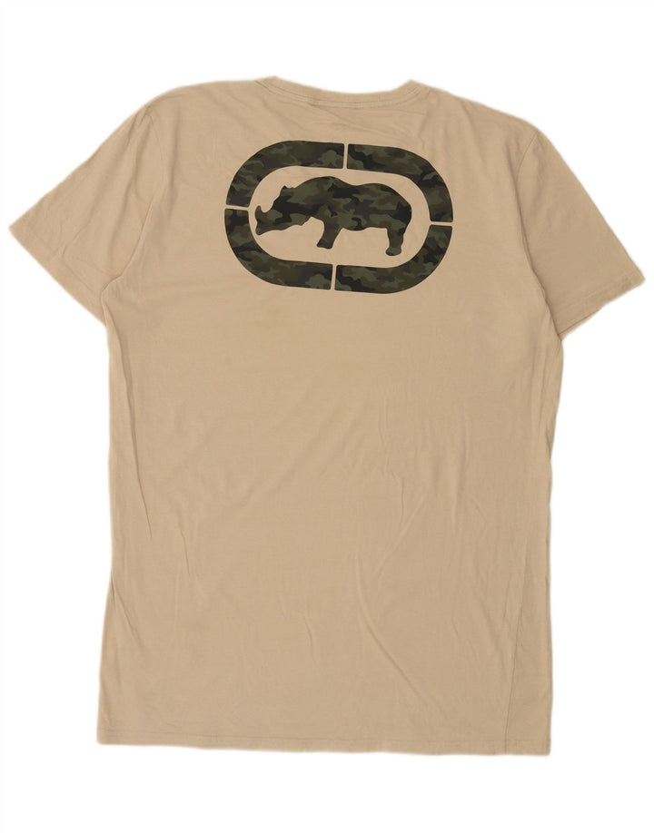 Tricou grafic Ecko Unltd pentru bărbați Top XL bumbac bej