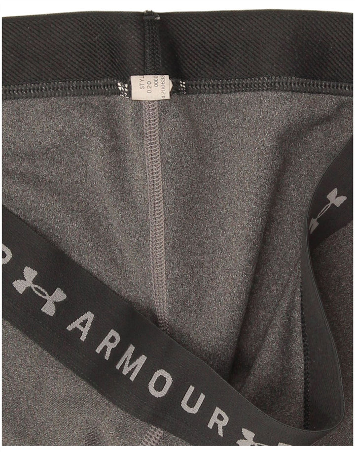 Pantaloni scurți sport grafic Under Armour pentru femei UK 14 Medium Gri