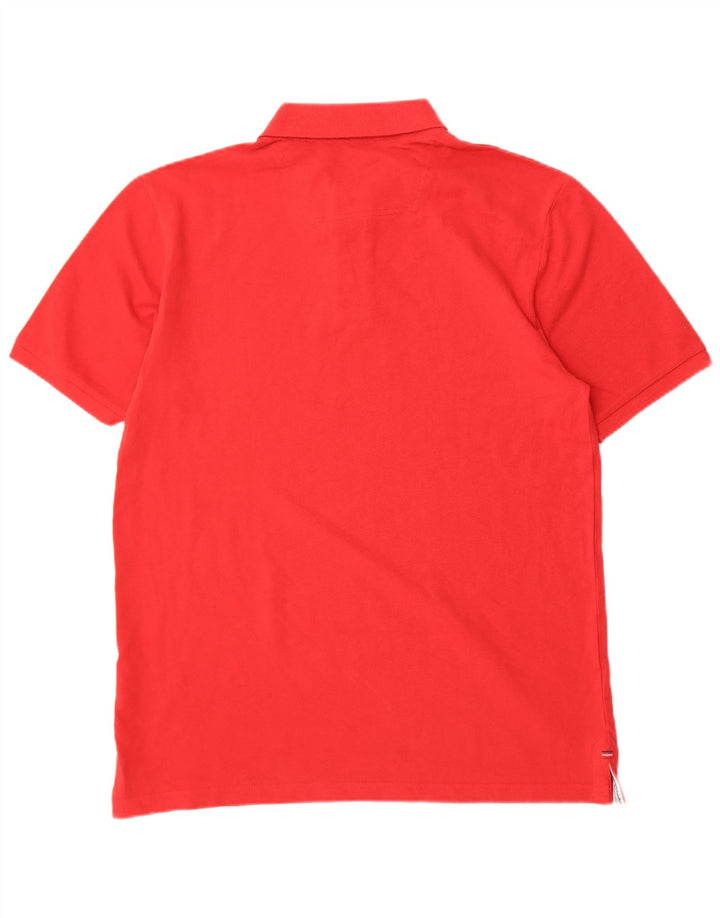 Tricou polo pentru bărbați Joules Classic Fit, bumbac roșu mediu