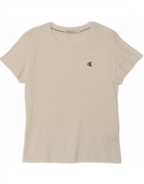Tricou pentru femei Calvin Klein Jeans Top UK 18 XL Alb