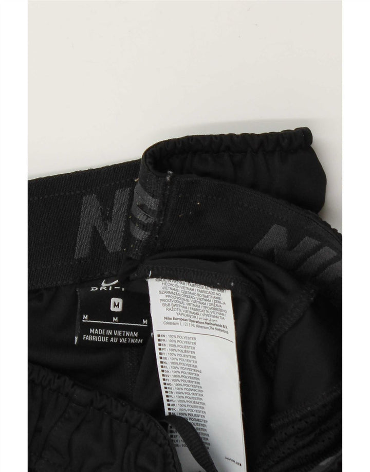 Pantaloni scurți sport Nike Dri Fit pentru bărbați, poliester mediu negru