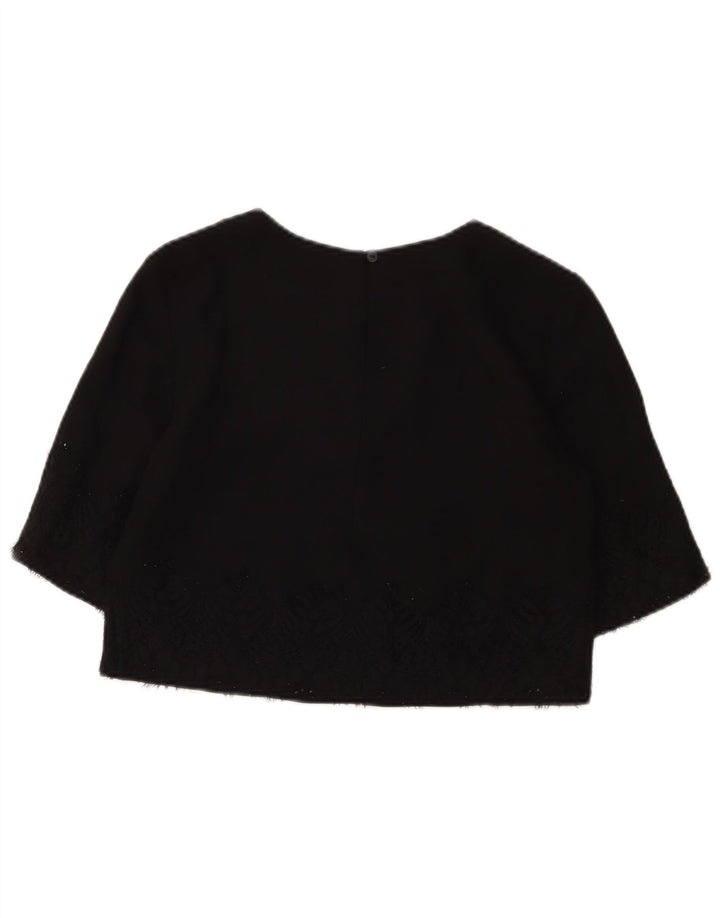 Crop Top pentru femei French Connection UK 8 Poliester negru mic