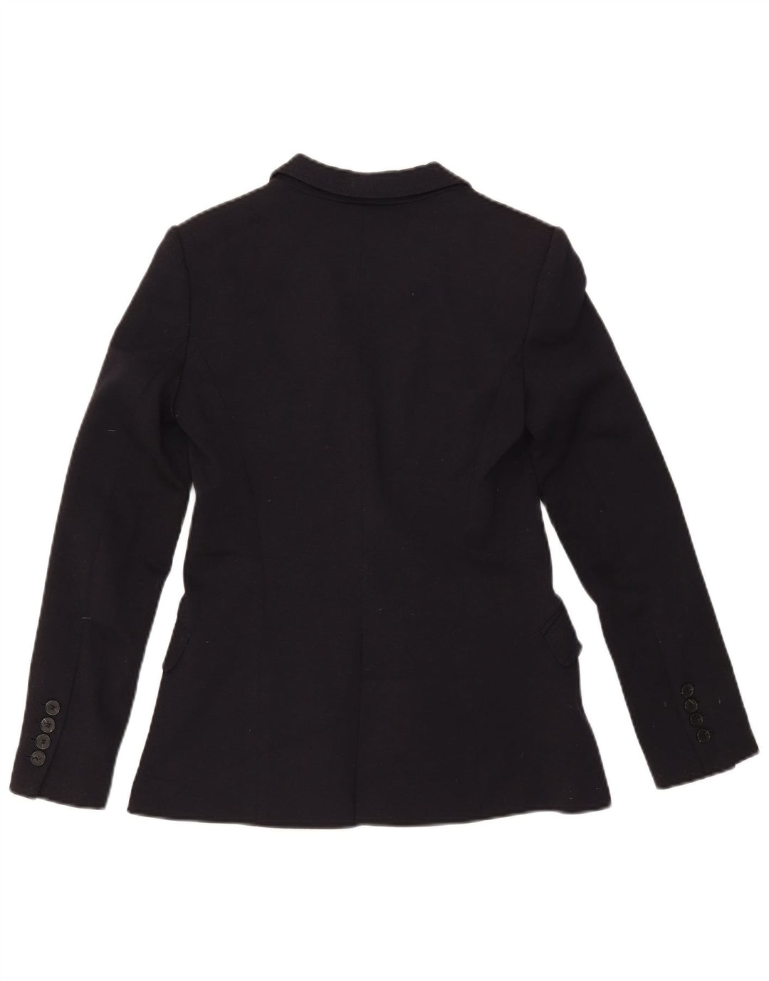 Jachetă Blazer pentru femei Zara cu 1 nasture UK 10 Poliester negru mic