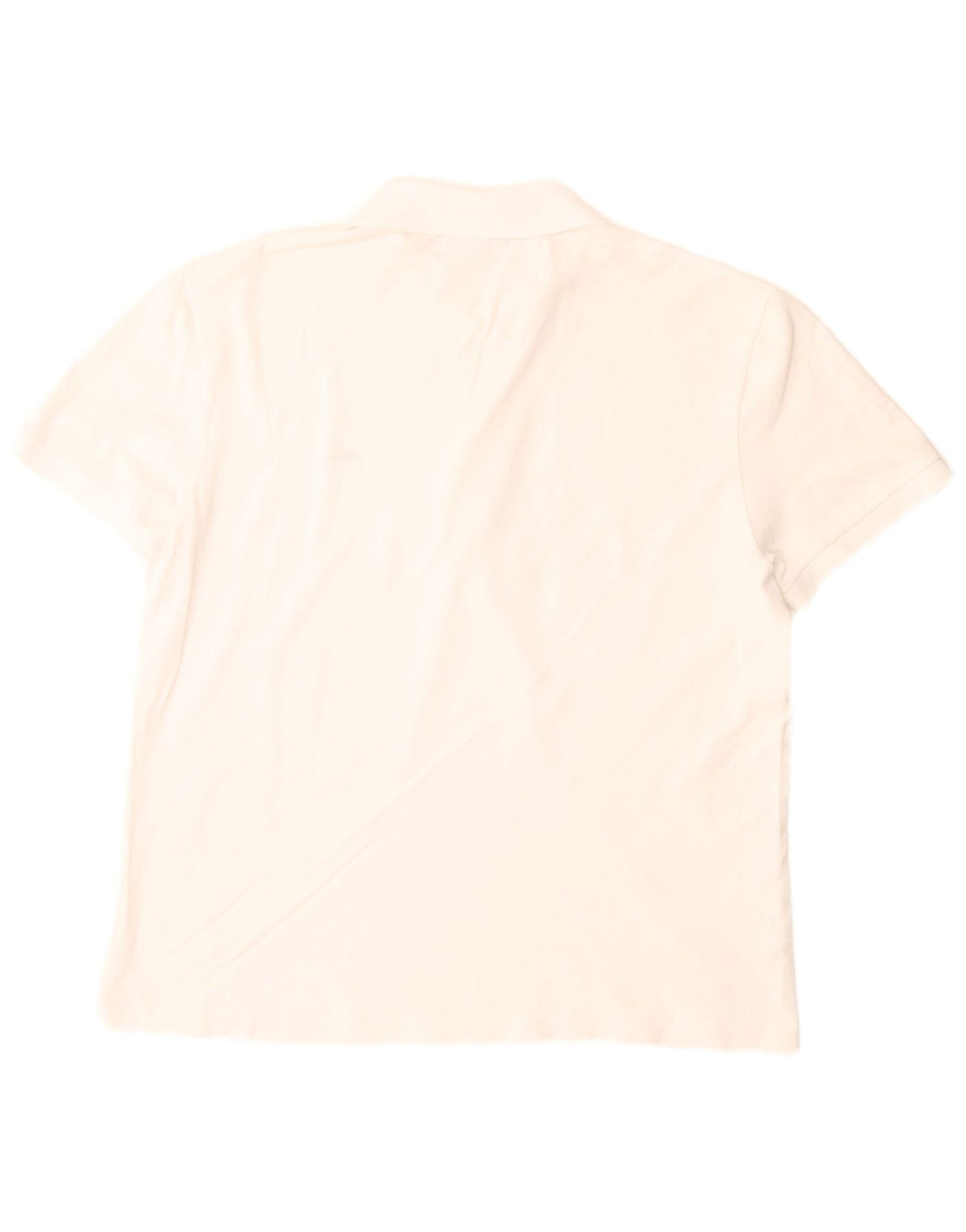 Tricou polo Lacoste pentru bărbați, slim fit, bumbac alb mediu
