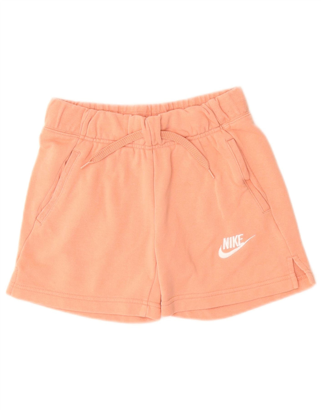 Pantaloni scurti sport pentru fete NIKE 10-11 ani roz mediu
