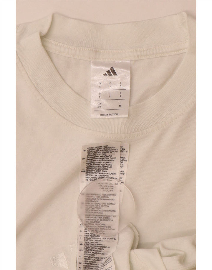 Tricou bărbați ADIDAS Top mic Bumbac alb