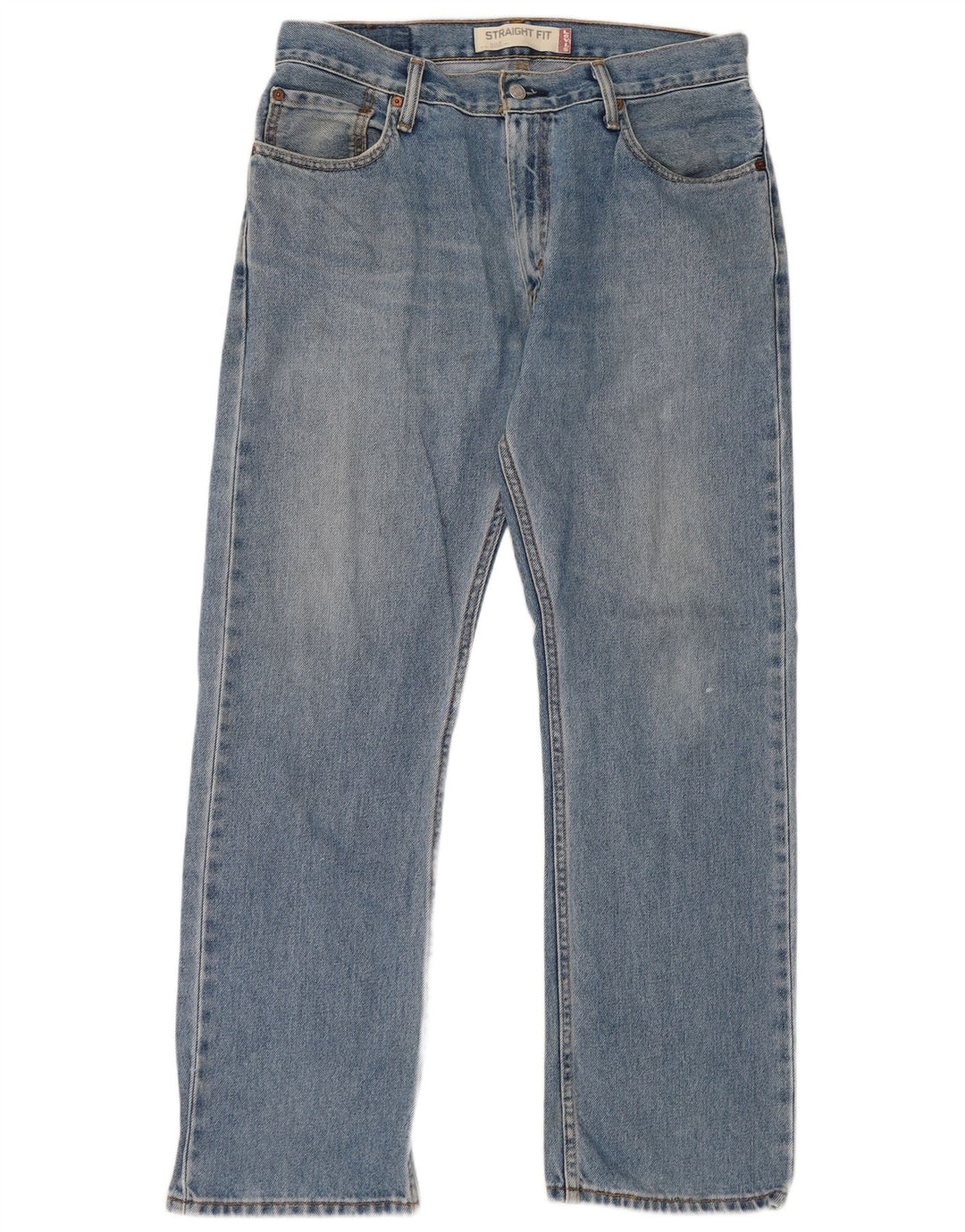 Blugi drepti pentru bărbați Levi's 505 W33 L30 Bumbac albastru
