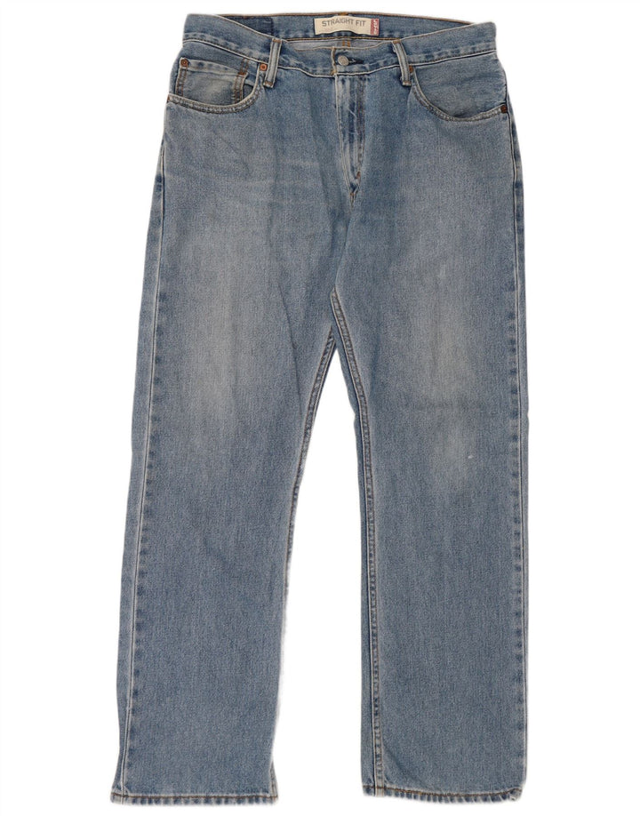 Blugi drepti pentru bărbați Levi's 505 W33 L30 Bumbac albastru