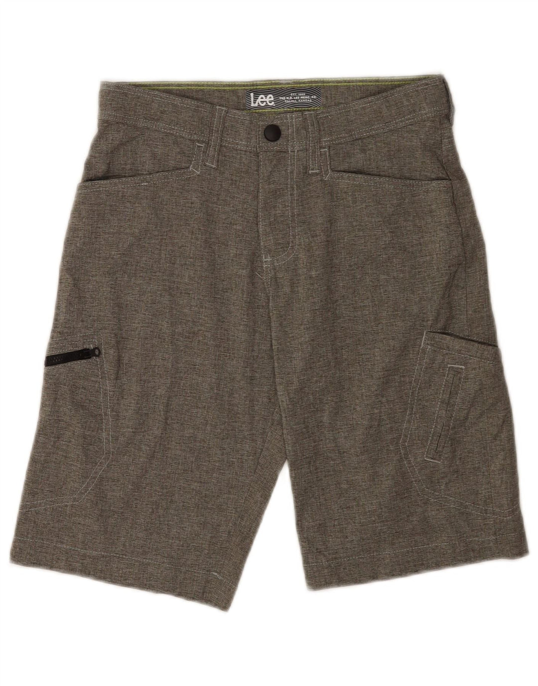 Pantaloni scurți cargo pentru băieți Lee 11-12 ani W26 poliester gri