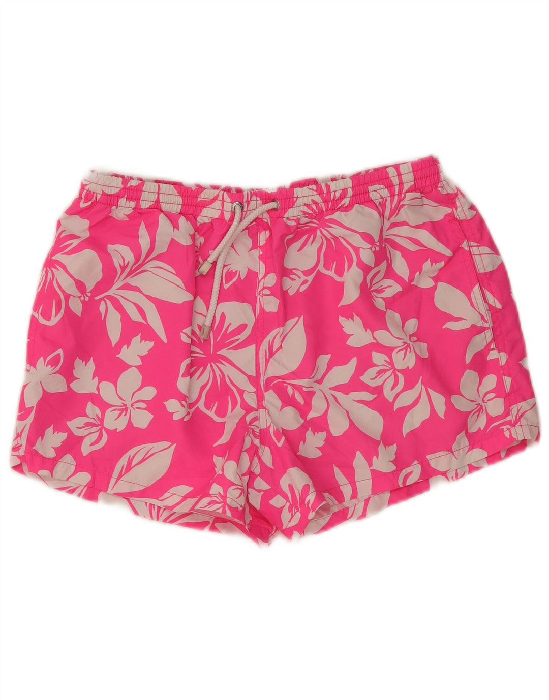 Pantaloni scurți sport pentru bărbați Zara, mari, roz, poliester floral