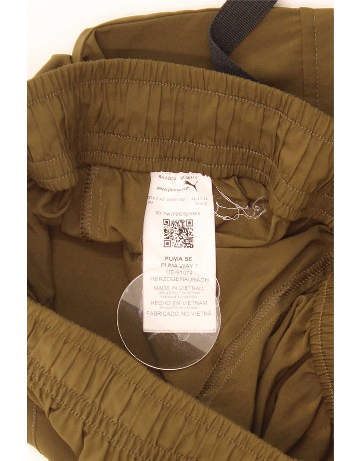 Pantaloni de trening Puma pentru femei Cargo Pantaloni de jogging UK 8 Small Kaki Poliester