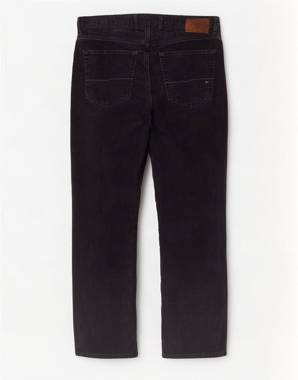 Pantaloni drepti din velur pentru bărbați Tommy Hilfiger L33 L30 Bumbac bleumarin
