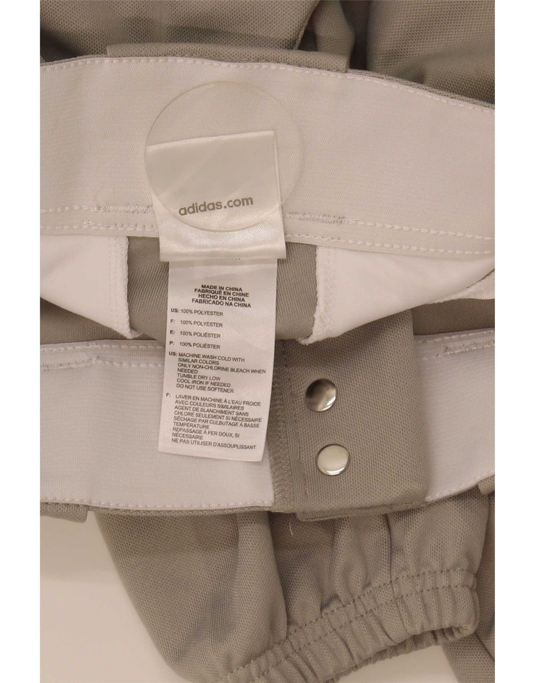 Pantaloni de trening capri Adidas băieți Pantaloni de jogging 8-9 ani Poliester gri mic