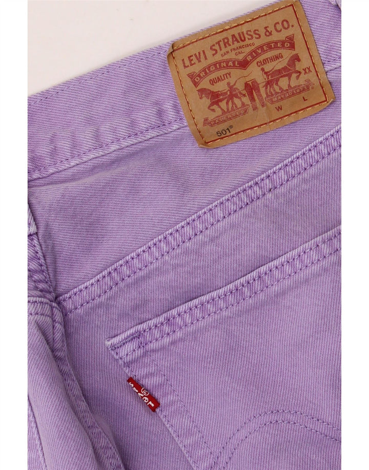 Blugi drepti pentru femei Levi's 501 W28 L29 violet