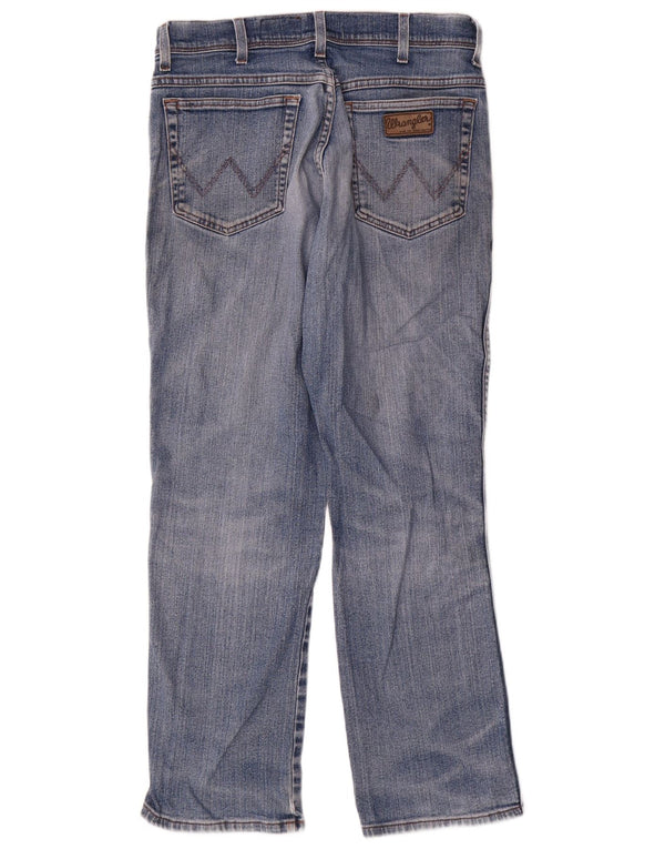 Blugi drepte stretch pentru bărbați Wrangler Texas W34 L30 bumbac albastru