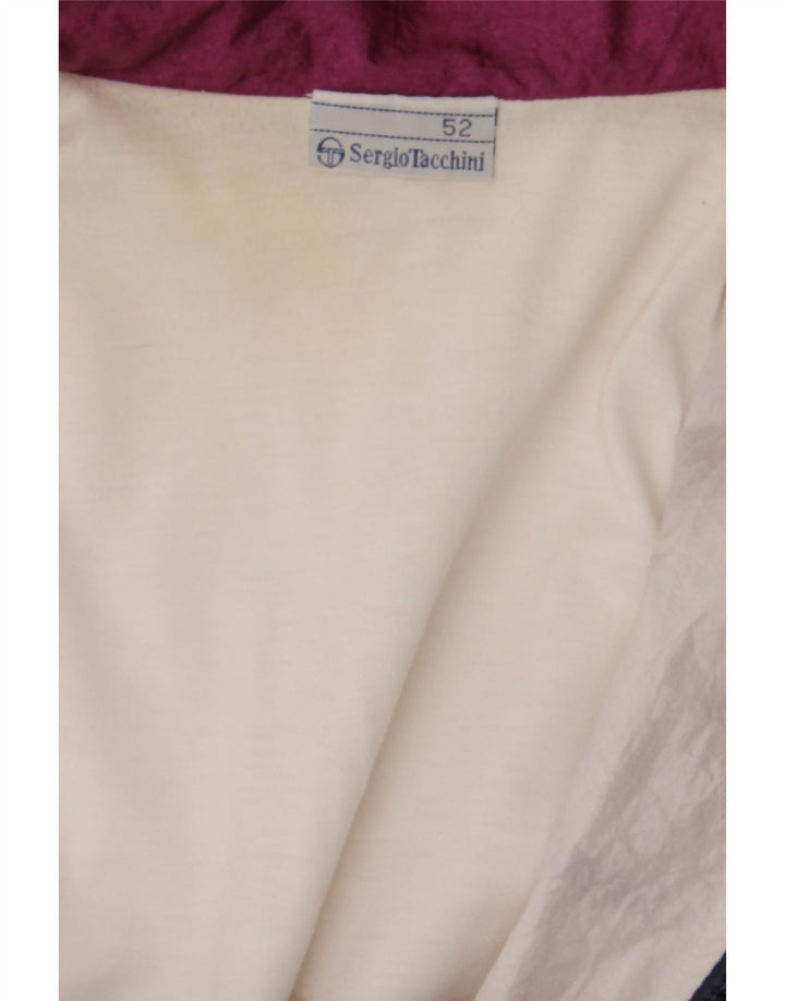 Jachetă de trening pentru bărbați Sergio Tacchini IT 52 Large Bleumarin Geometric