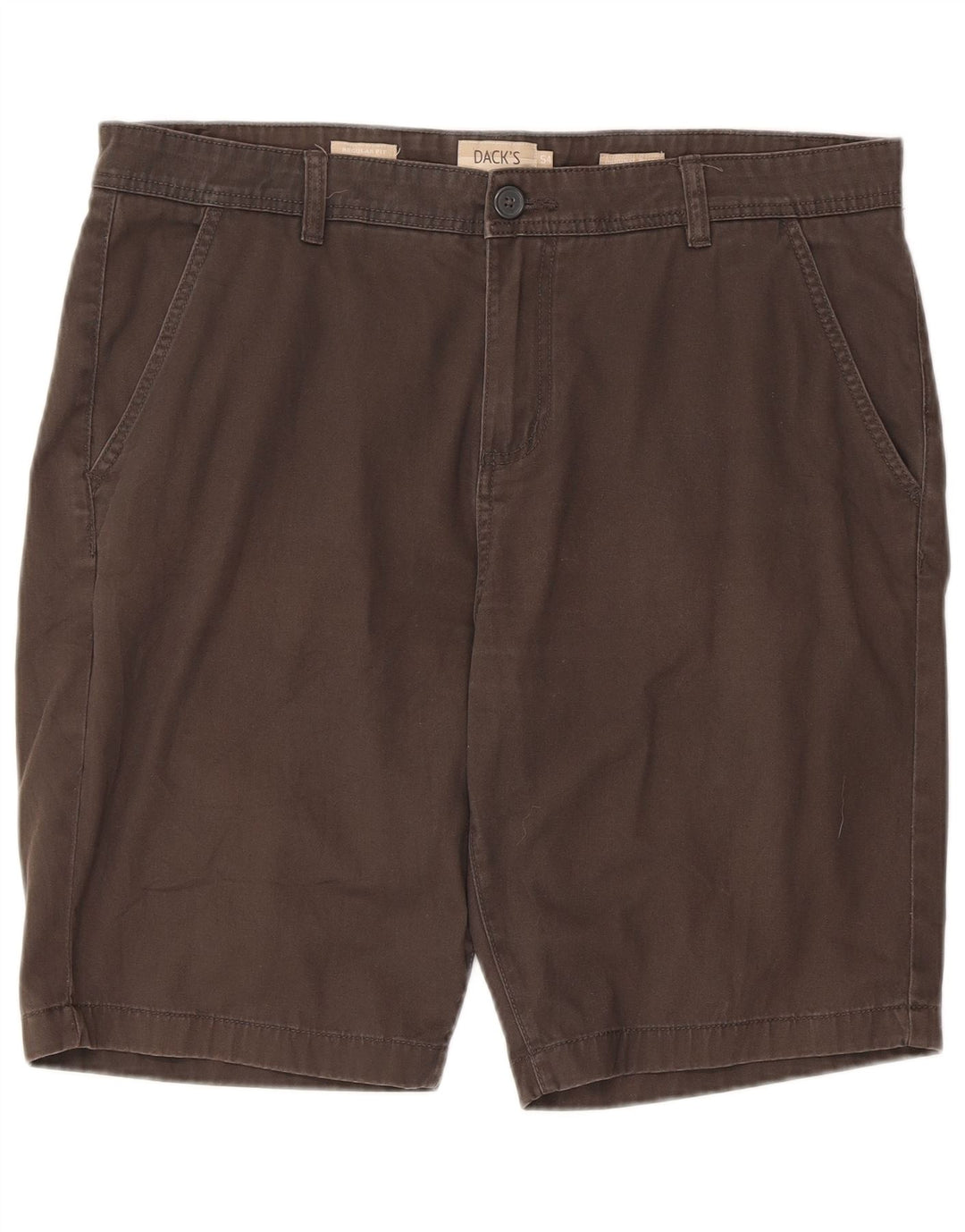 Pantaloni scurți chino Dack's Regular Fit IT 54 2XL W36 Maro Bumbac