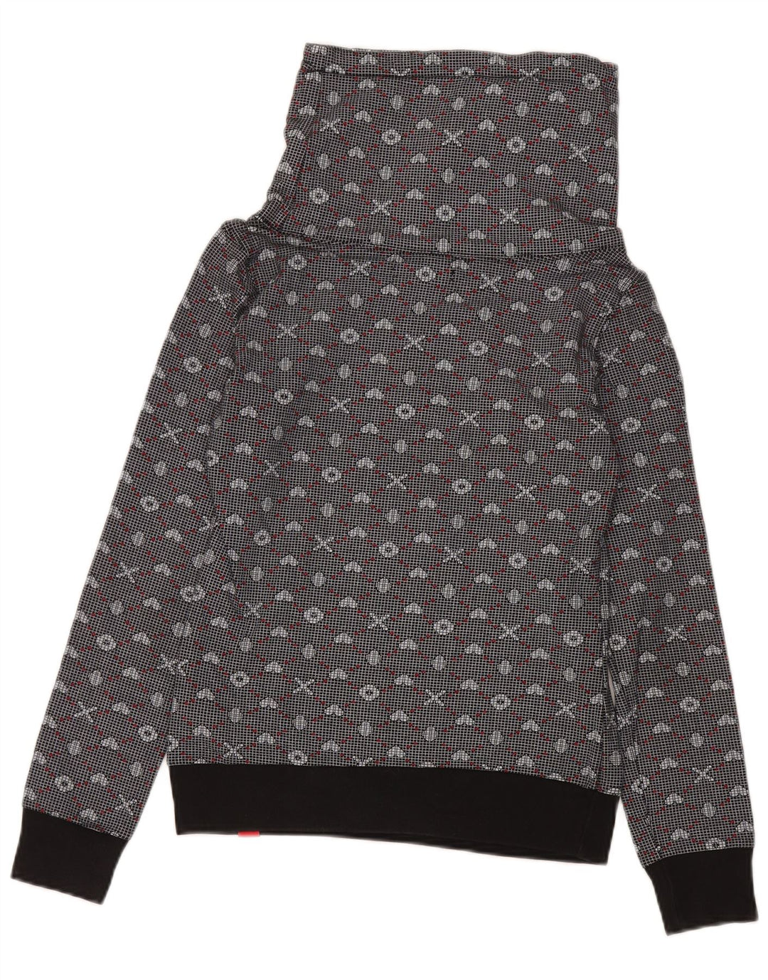 Pulover pentru damă Converse Graphic Pulover UK 12 Medium Gri Geometric
