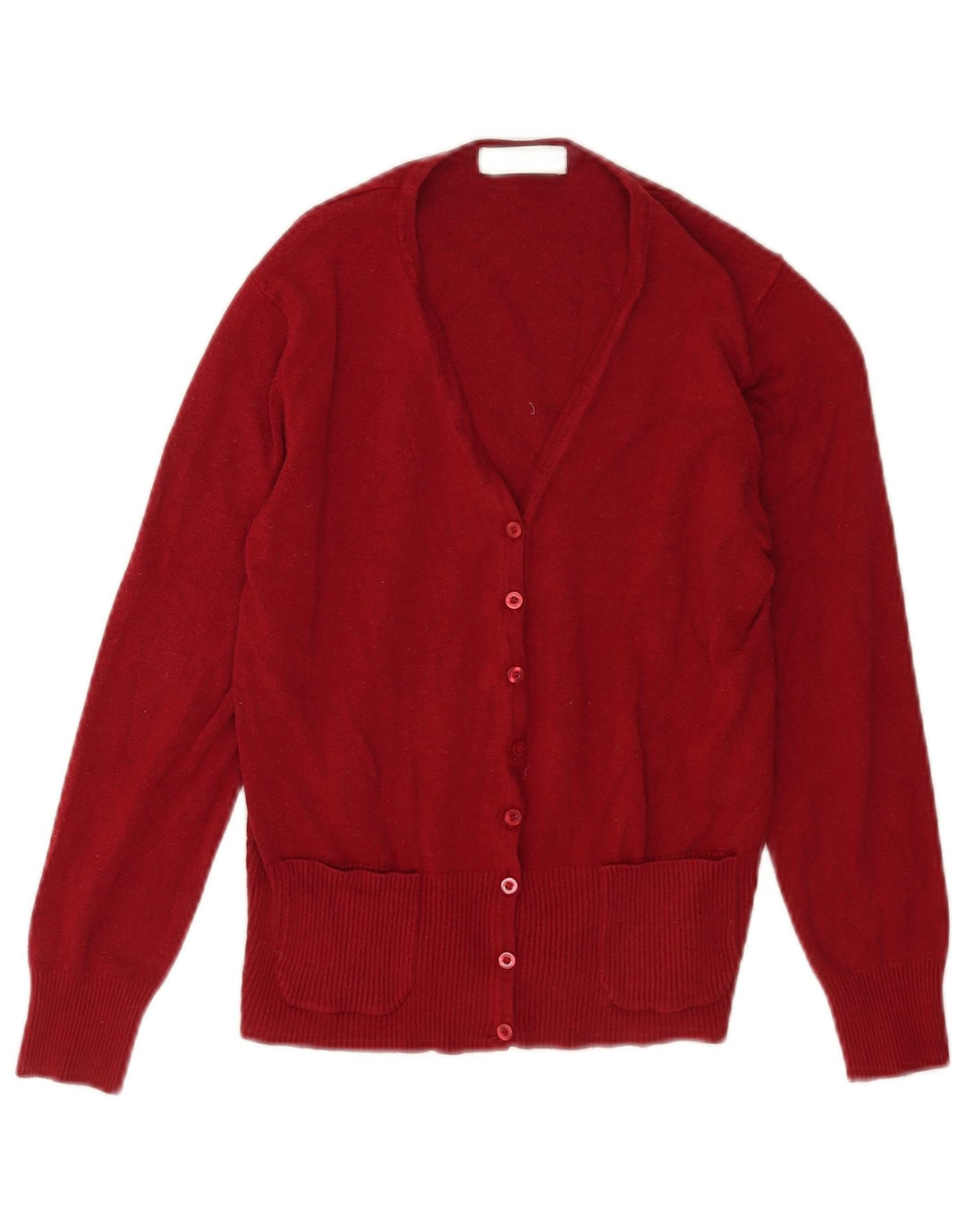 Pulover cardigan pentru femei Marks & Spencer UK 14 Medium Burgundy Viscose