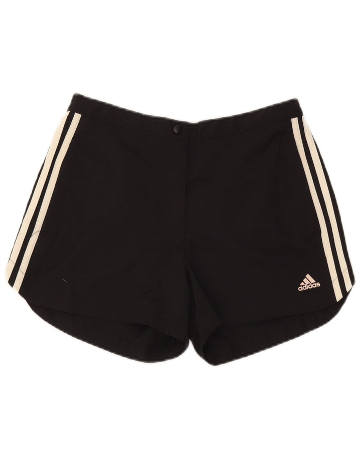 Pantaloni scurți casual Adidas Climalite pentru femei UK 12 Medium W28 Poliester negru