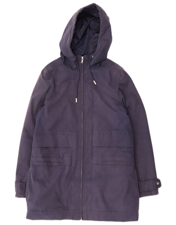 Crew Clothing Jachetă parka supradimensionată cu glugă pentru femei UK 10 Mic bleumarin