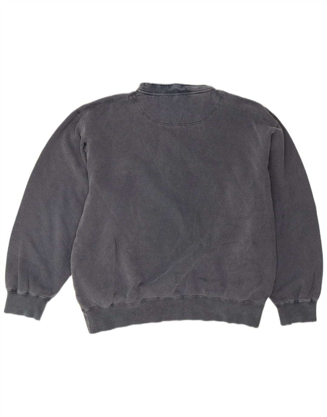 Hanorac pentru bărbați Orvis, cu fermoar, cu gât, din bumbac mare, gri