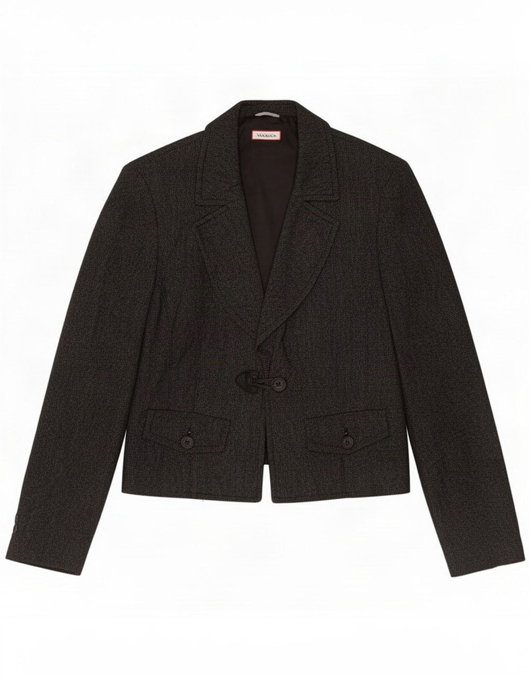 Max & Co. Sacou blazer pentru femei cu 1 nasture UK 12 Medium Grey