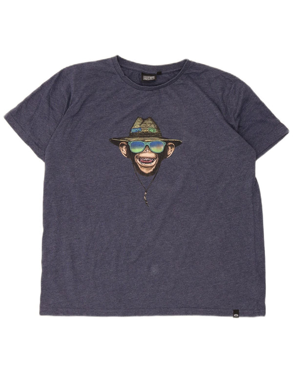 Animal Băieți Tricou Grafic Top 15-16 Ani Bleumarin Bumbac
