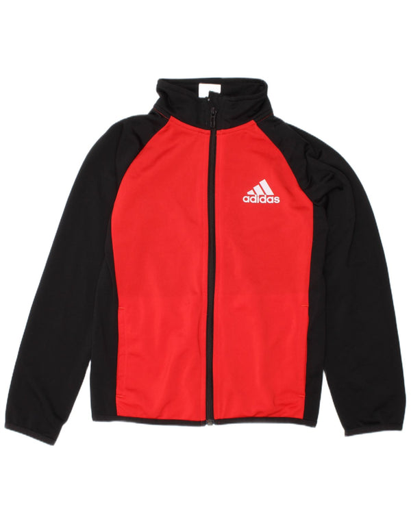 Jachetă de trening pentru băieți Adidas 7-8 ani, negru, poliester