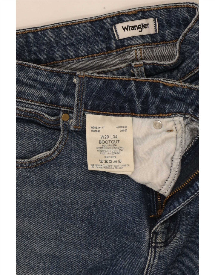 Blugi Bootcut Wrangler pentru femei W29 L34 Bumbac albastru