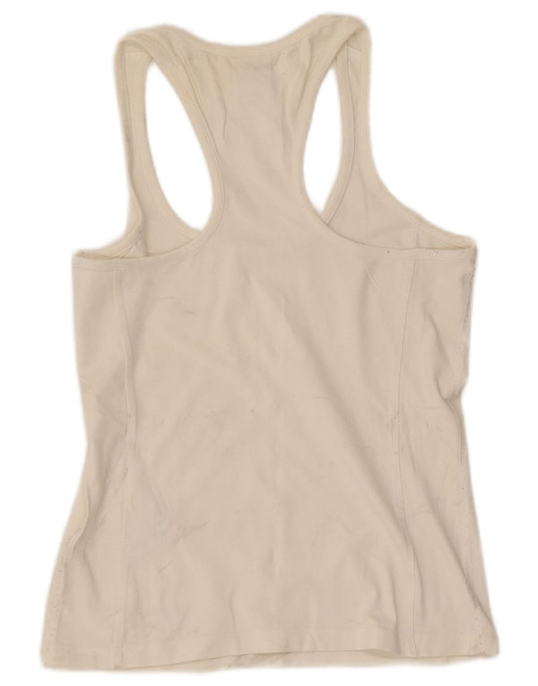 Vestă Champion Womens Top UK 12 Medium White Bumbac