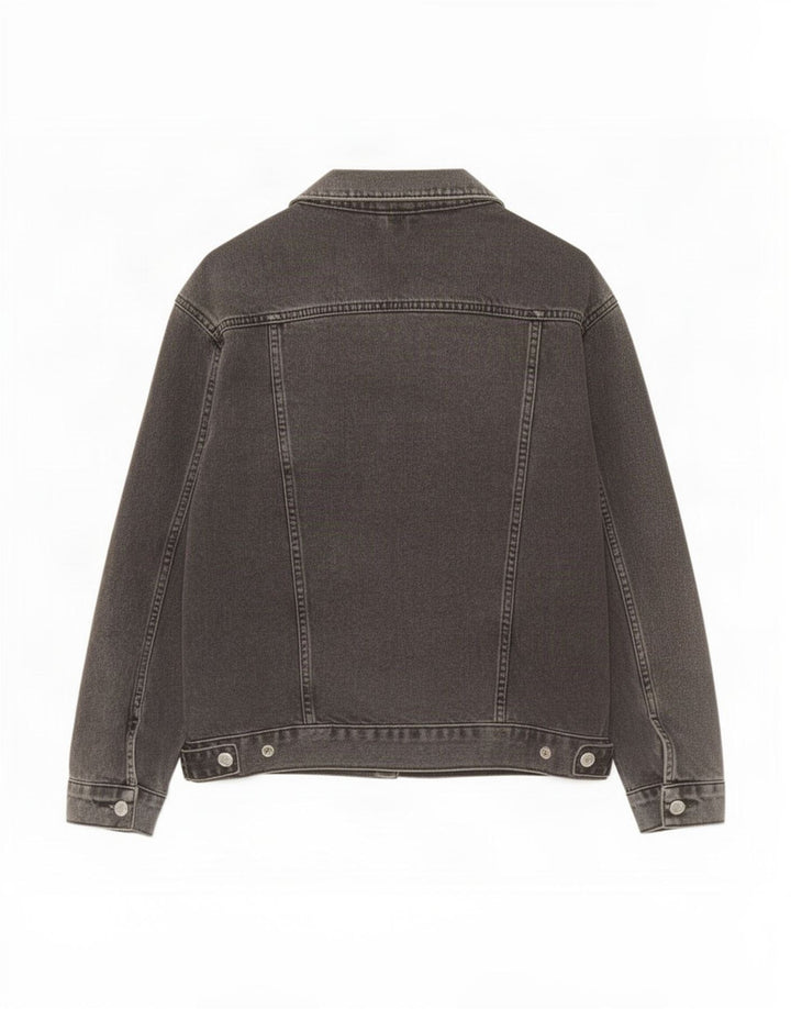 Jachetă de blugi pentru femei Topshop UK 8, bumbac negru mic