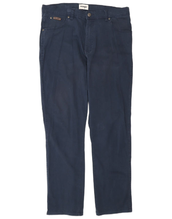 Blugi slim Texas Wrangler pentru bărbați W36 L34 bumbac bleumarin
